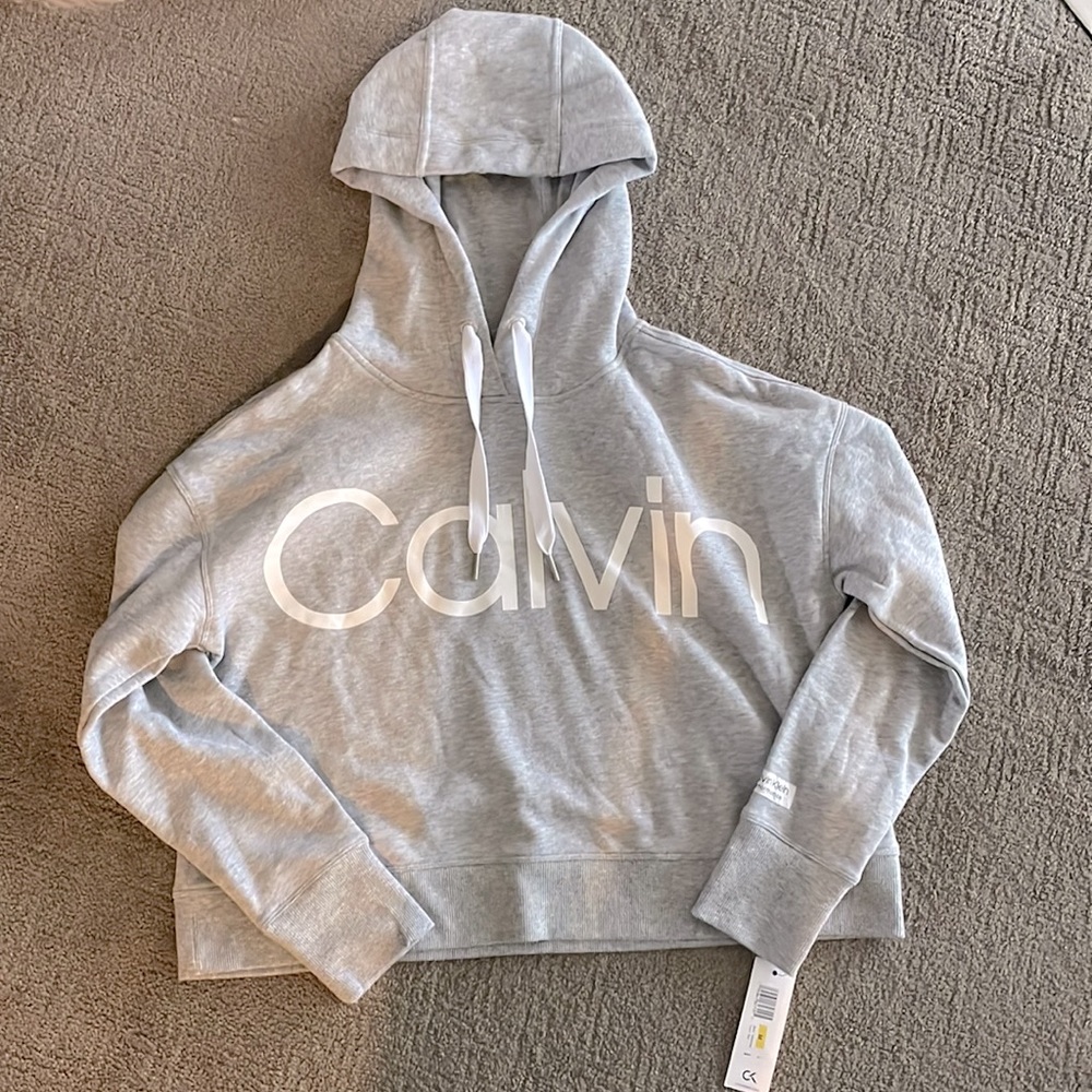 Calvin Klein heather grey performance sweatshirt